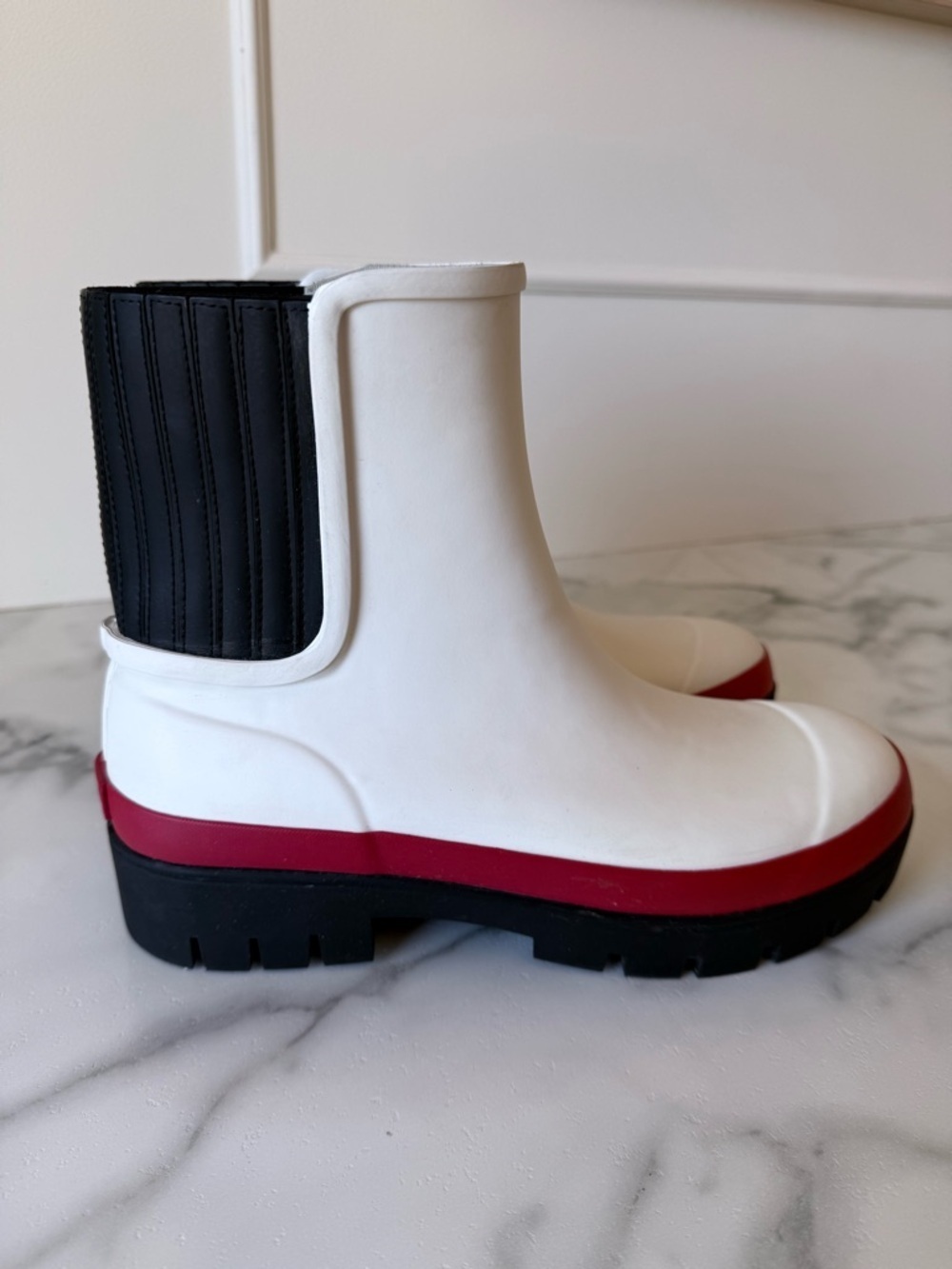 Tory Burch Foul Weather Rain Boot size 10 Outdoor Granola Gorpcore Spring - Picture 7 of 7